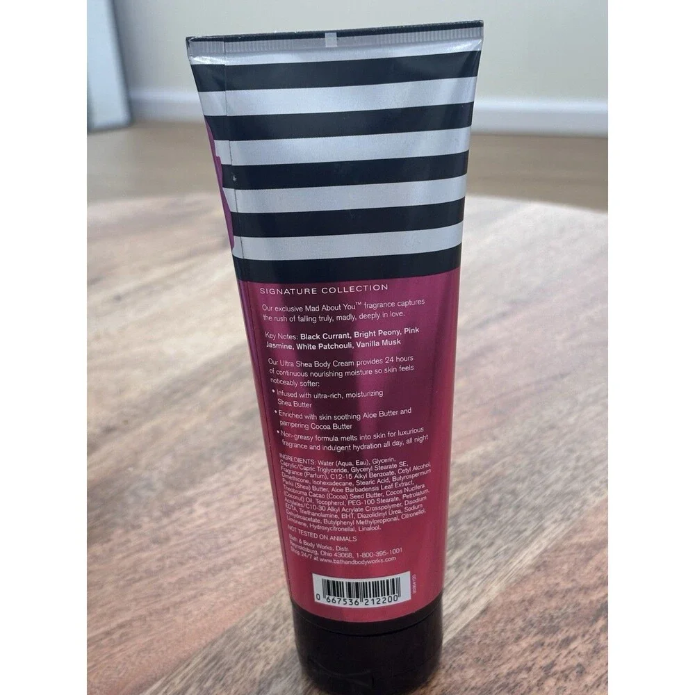 NEW Bath & Body Works mad about you ULTRA SHEA BODY CREAM 8oz. RARE